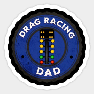 Drag Racing Dad Sticker